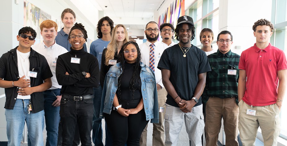 Micron's graduating apprentices.