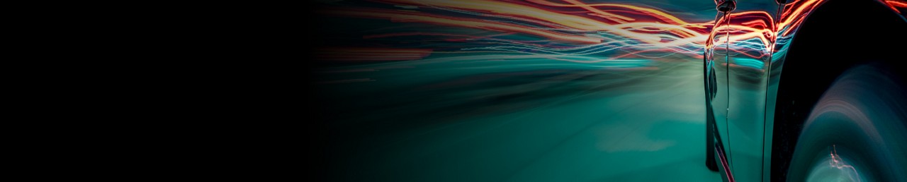 Car in motion