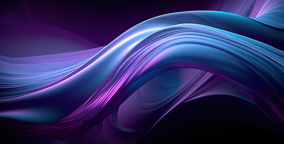 Colorful Pink Purple Blue Waves