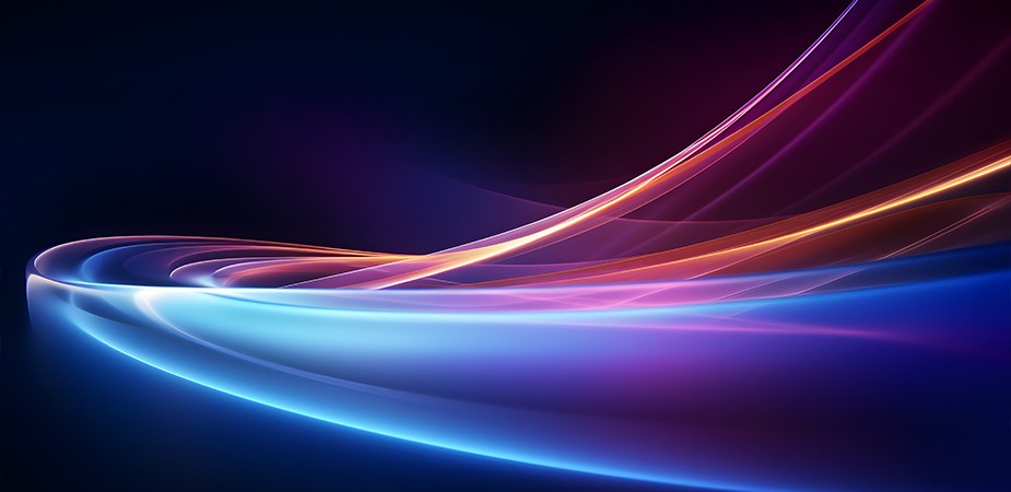 multicolor light waves